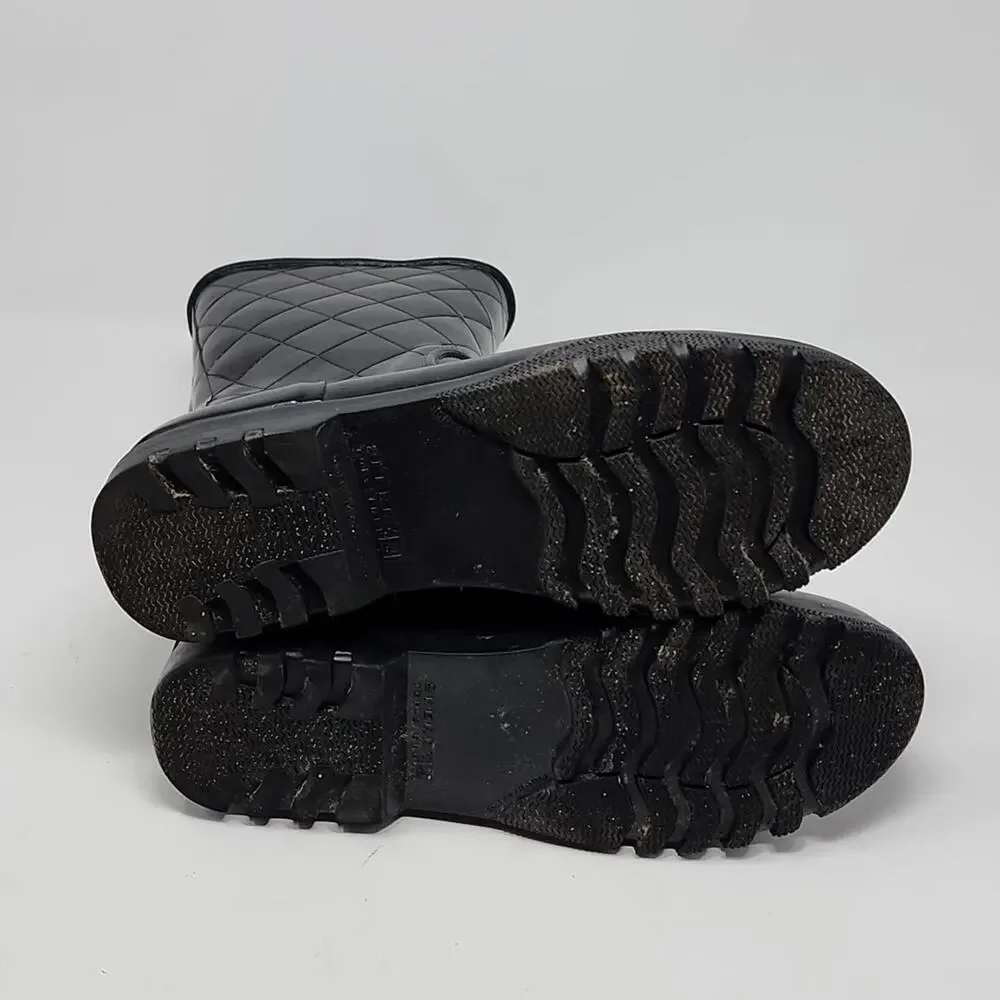 Sperry Women's Waterproof Rubber Boots Black Size 11